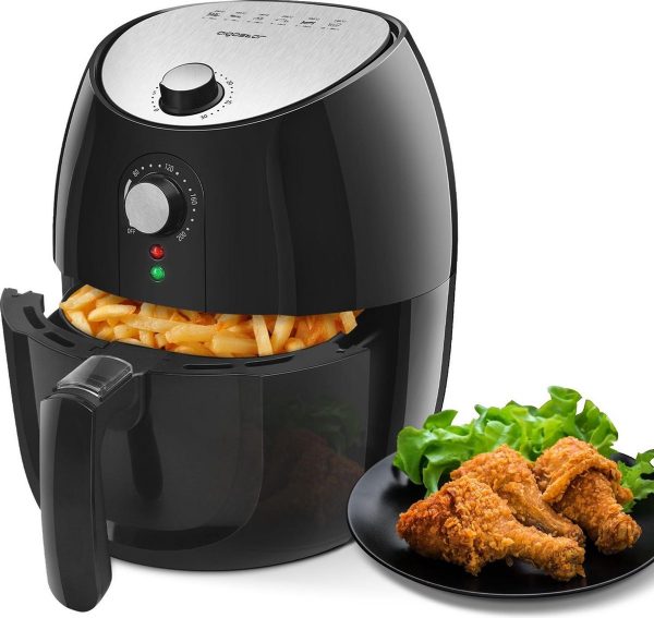 Aigostar Hayden Pro 30IBO - Airfryer - Hetelucht Friteuse - 3.5L - Zwart