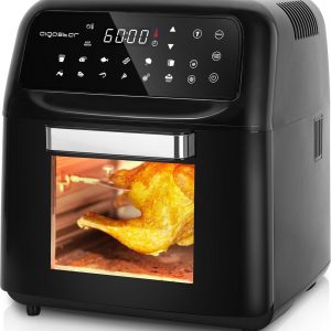 Aigostar Master 30LVU - Airfryer/Oven - Hetelucht friteuse - Zwart