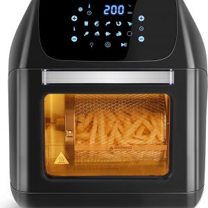 Aigostar Owen 30YVM- Airfryer/Oven - Hetelucht friteuse -12 Liter- Zwart