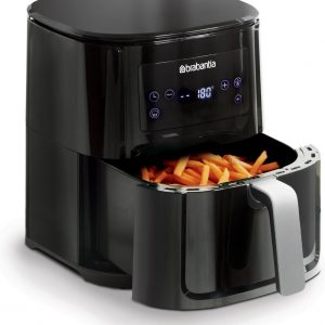 Brabantia BBEK1131 HaloAir Airfryer - Heteluchtfriteuse - 5.5 L - 1700 Watt - Zwart