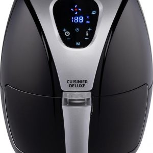 Cuisine Deluxe Heteluchtfriteuse - Airfryer - 2,4 Liter - 1300-1500 Watt - 80% minder Vet - Timer - Digitaal Scherm