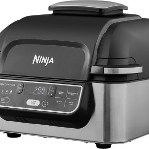 Ninja AG301EU - 2-in-1 Grill & Hetelucht Friteuse 5,7 liter - Grijs/Zwart