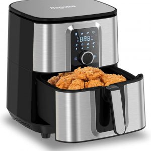 OnSale!Bagotte-Digitale Family Aerofryer-airfryer- 5.5 Liter XXL - Heteluchtfriteuse-Digitaal display met tiptoetsen-8 Automatische programma's