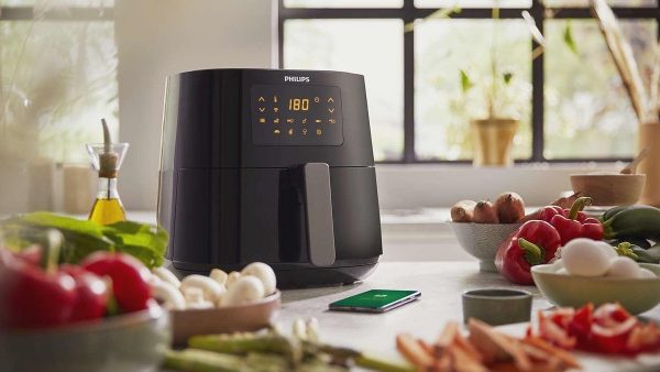 Philips Essential Rapid Air-technologie, 1,2 kg, 6,2 l, zwart, Airfryer XL