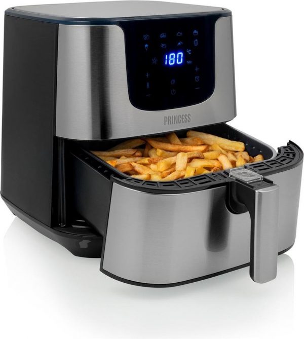 Princess 182060 Digitale Airfryer Deluxe XXL - Heteluchtfriteuse - Inhoud 5.5 liter