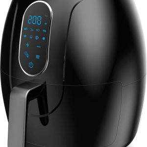 TurboTronic AF3D Digitale Airfryer - Heteluchtfriteuse - 3L - Zwart