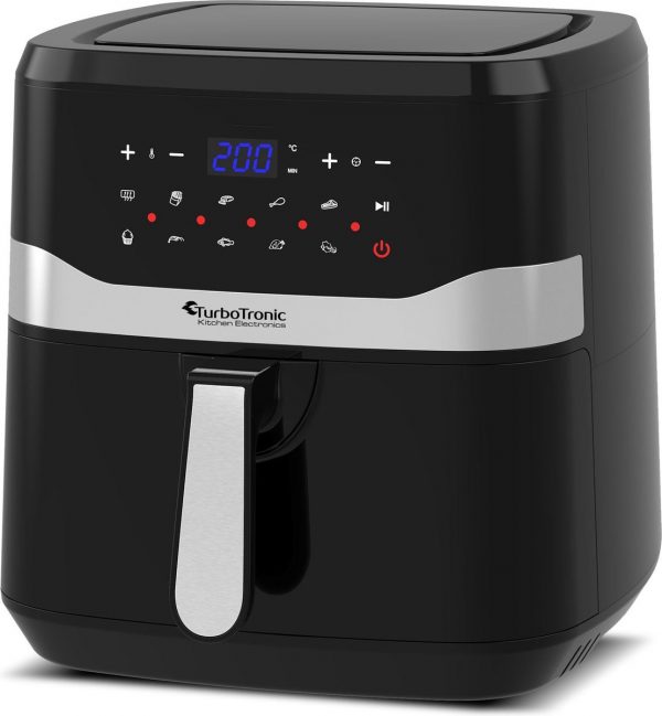 TurboTronic AF7D Digitale Airfryer XL - Heteluchtfriteuse - 7.5L - Zwart