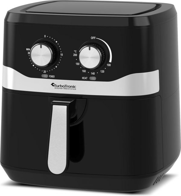 TurboTronic AF7M XL Airfryer - Heteluchtfriteuse - 7.5 Liter - Zwart